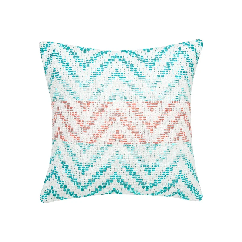 Pregnancy Pillows for Expectant MothersChevron Coral & Green Pillow