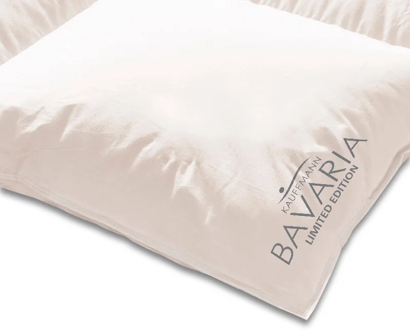 Silk Pillows for Smooth Skin and HairKauffmann "Bavaria" Limited Edition 3 Chamber Goose Down Pillow - Medium Comfort