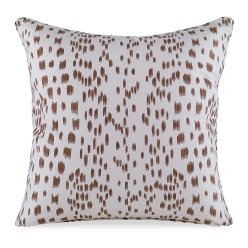 Plush Pillows for a Cozy BedLes Touches Tan Brunschwig & Fil Pillow