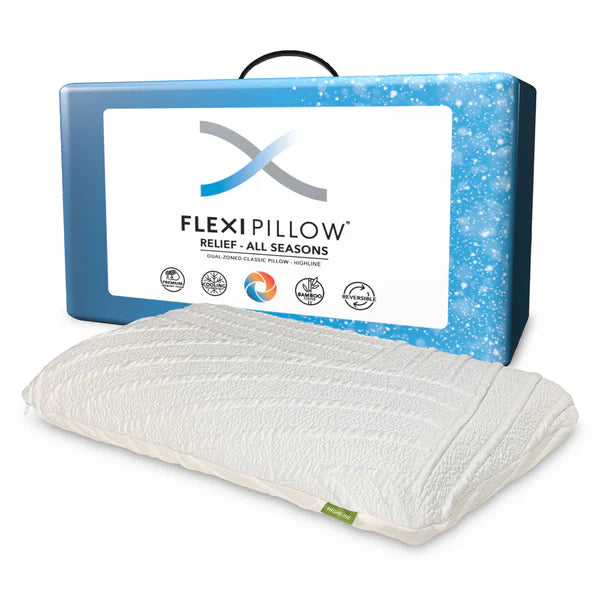 Memory Foam Pillows for Neck SupportRelief All Seasons High Line Pillow Memory Foam Pillow by Flexi Pillow