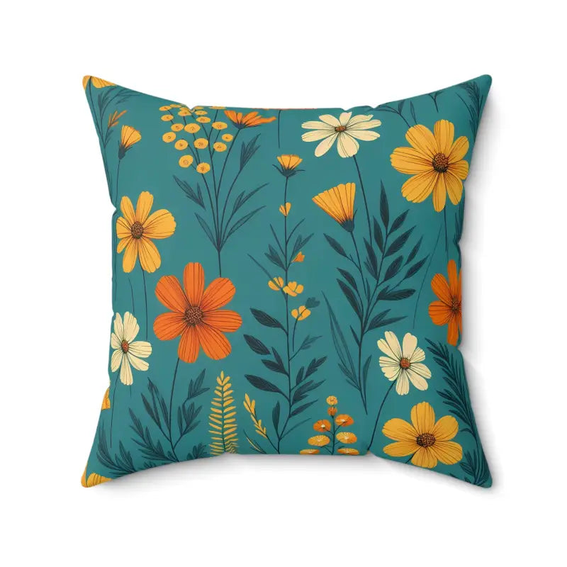 Plush Pillows for a Cozy BedBrighten Up with Yellow & Orange Polyester Wildflower Pillow!