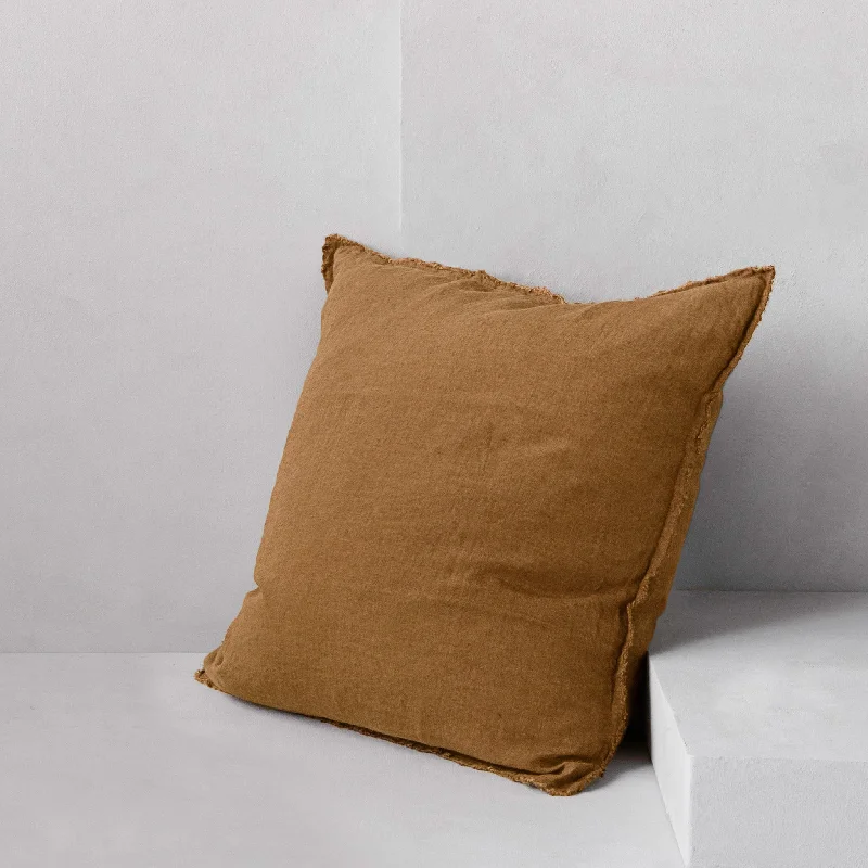 Travel Pillows for Long JourneysFlocca Linen Pillow - Russo