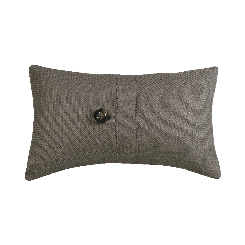 Orthopedic Pillows for Back Pain ReliefPiedmont Small Taupe/Gray Lumbar Pillow