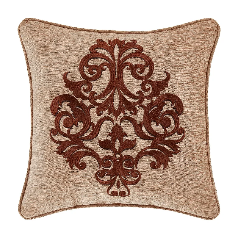 Square Pillows for Modern Home DecorLuciana 18" Square Embellished Decorative Throw Pillow