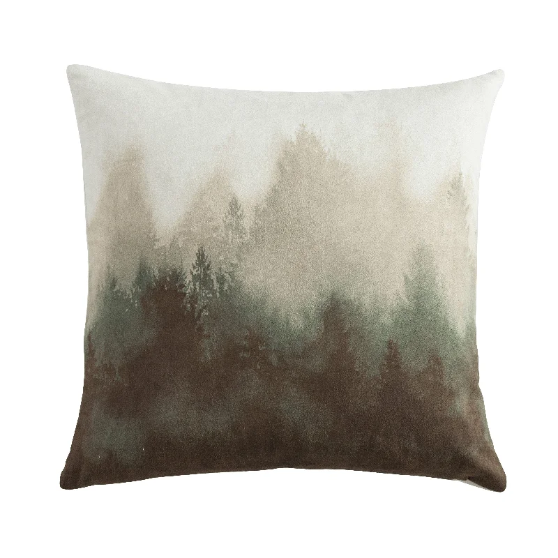 Soft and Fluffy Pillows for Bedroom ComfortForest Pine Watermark Tree Throw Pillow, 18x18