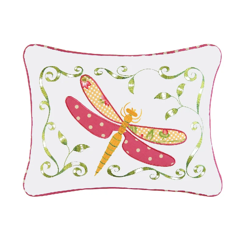 Velvet Pillows for a Touch of ElegancePink Dragonfly Pillow