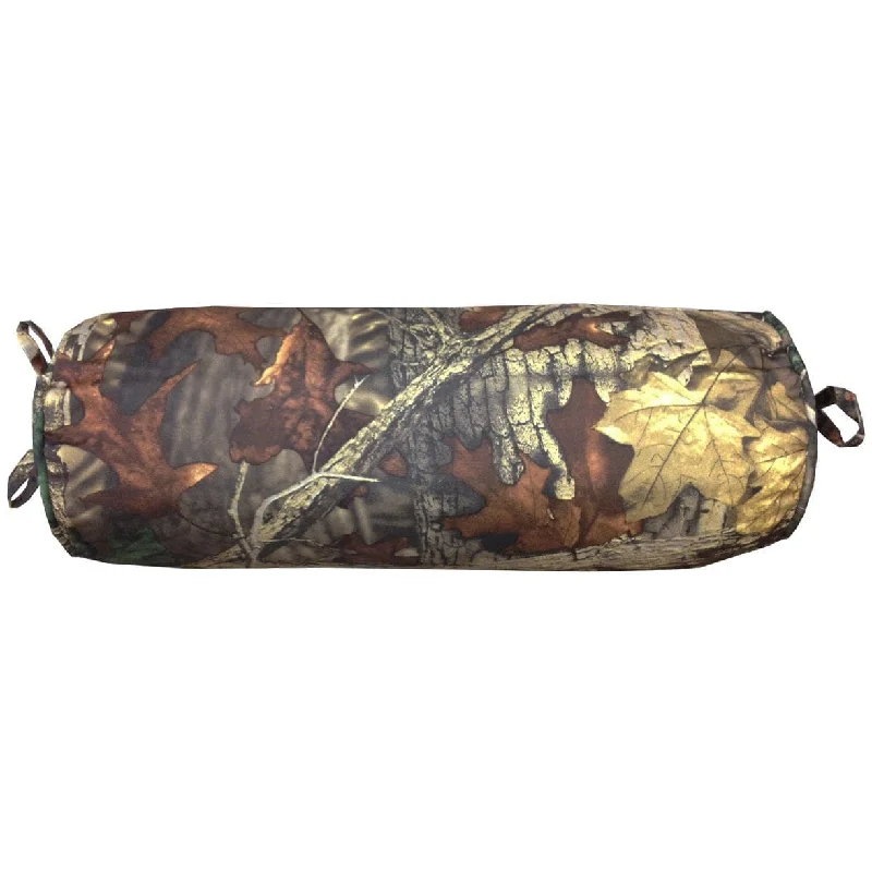 Decorative Pillows for Living Room MakeoverOak Camo Neckroll Pillow, Woodland Brown & Green