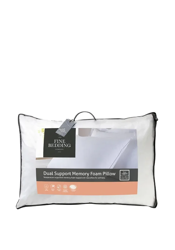 Lumbar Support Pillows for Car SeatsThe Fine Bedding Company Dual Support Memory Foam Pillow