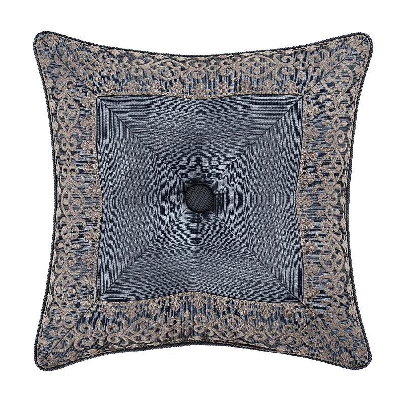 Down Alternative Pillows for Ethical ChoicesLeah 18" Square Embellished Decorative Throw Pillow