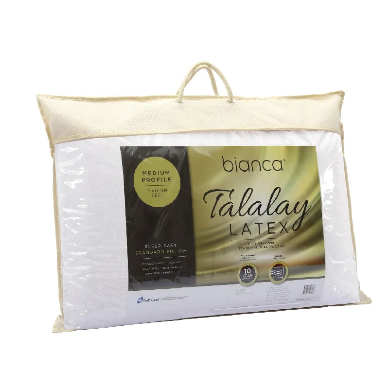 Adjustable Pillows for Customized ComfortSleep Easy Medium Profile Medium Feel Talalay Latex Pillow