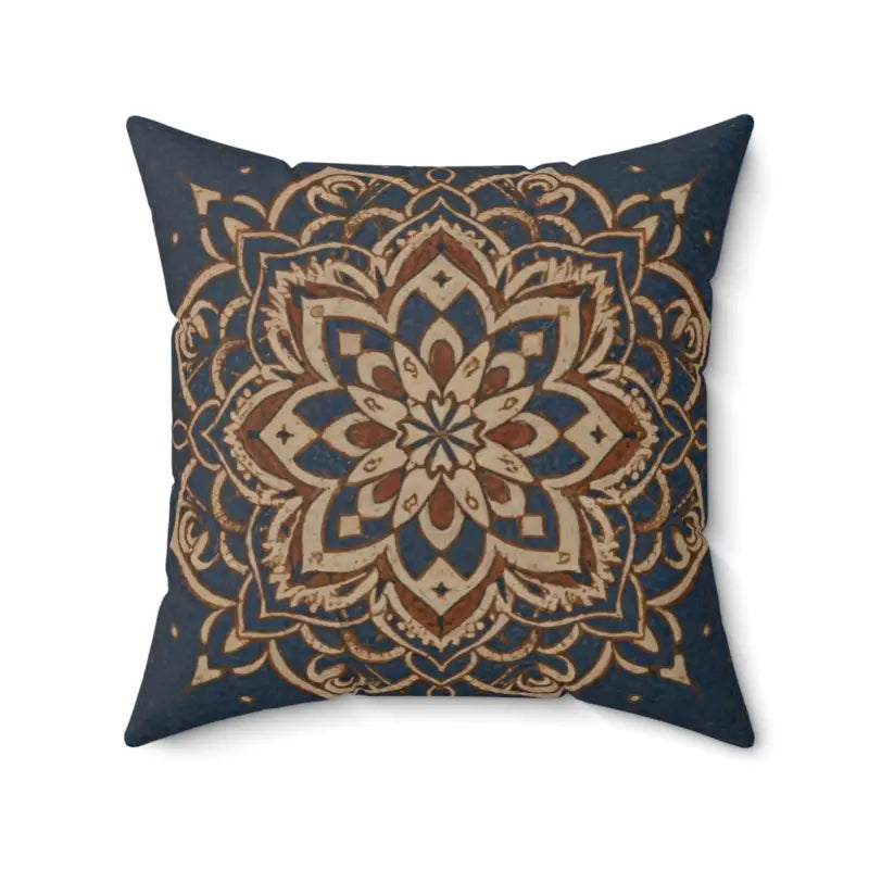 Cotton Pillows for Natural ComfortCozy Up with Geometrical Mandal Pattern Throw Pillows