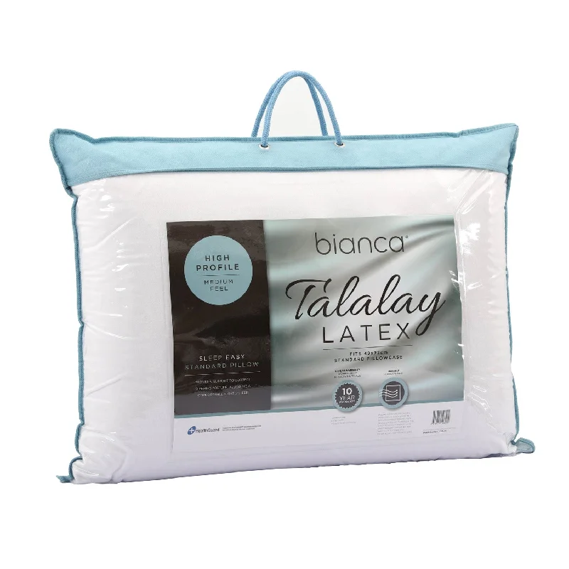 Cooling Pillows for Hot SleepersSleep Easy High Profile Medium Feel Talalay Latex Pillow