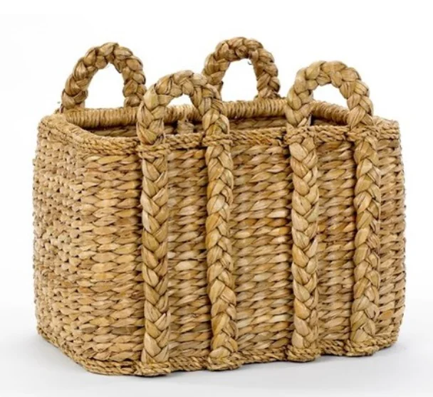 Soft and Fluffy Pillows for Bedroom ComfortRectangular Rush Basket