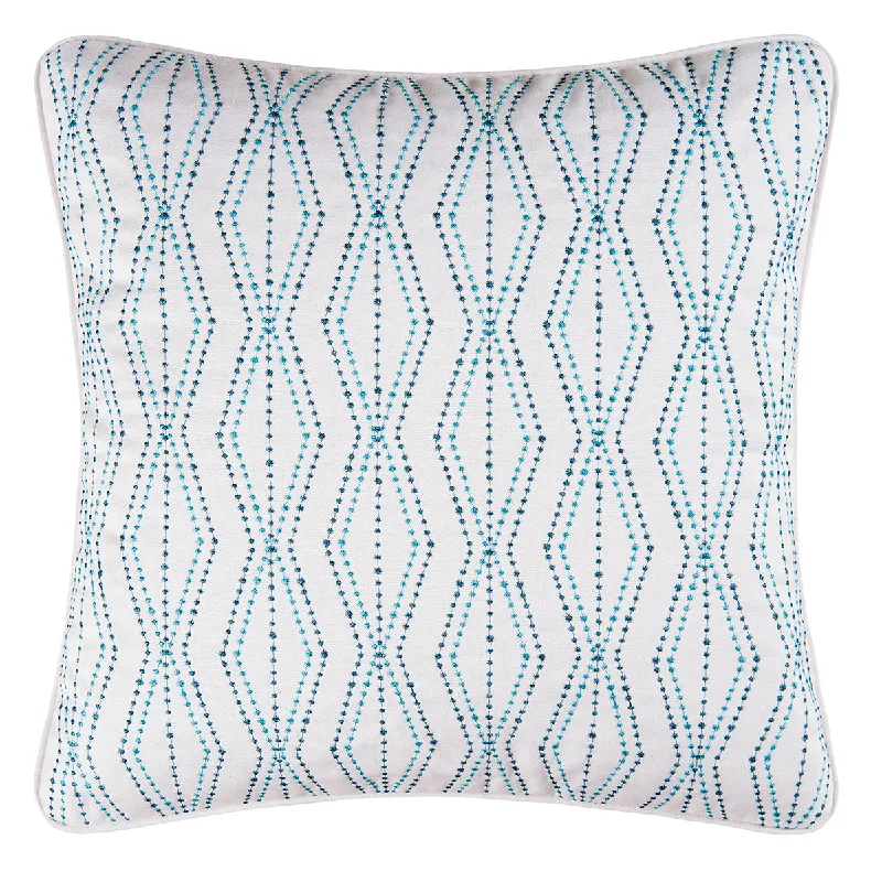 Travel Pillows for Long Journeys2-Toned Teal Dots Pillow