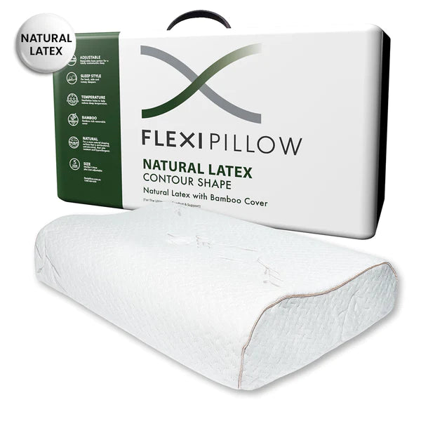 Velvet Pillows for a Touch of EleganceNatural Latex Contour Pillow by Flexi Pillow