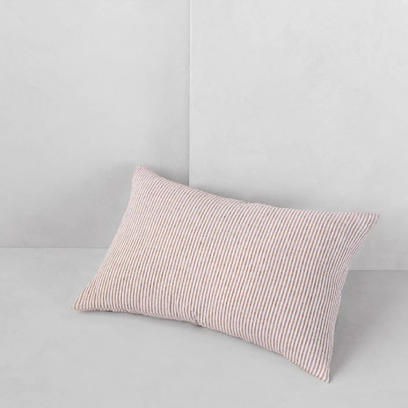 Firm Pillows for Side SleepersBasix Stripe Linen Pillow - Ayrton/Russo