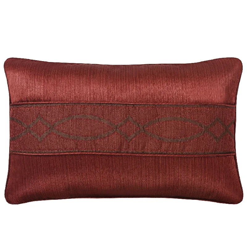 Cotton Pillows for Natural ComfortChianti Red 14x21 Boudoir Decorative Throw Pillow