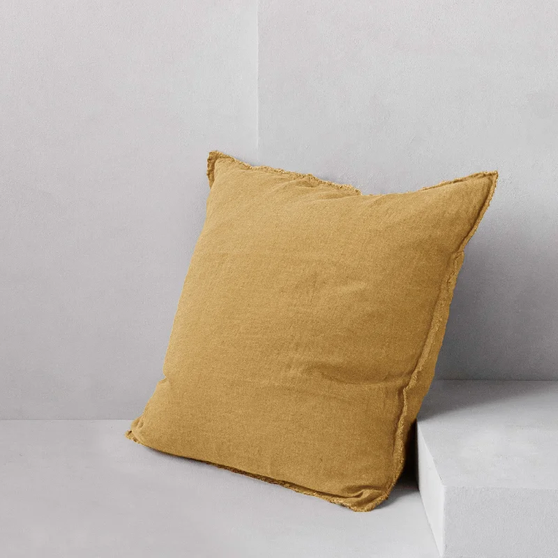 Square Pillows for Modern Home DecorFlocca Linen Pillow - Maiz