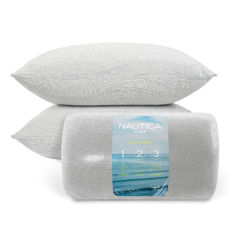 Pregnancy Pillows for Expectant MothersNautica Ocean Cool Knit Standard/Queen 2Pc Pillows