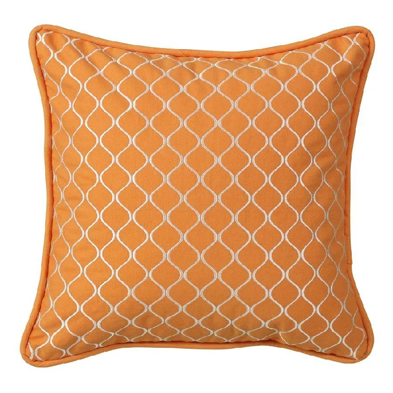 Feather Pillows for a Luxurious SleepCapri Orange Geometric Throw Pillow