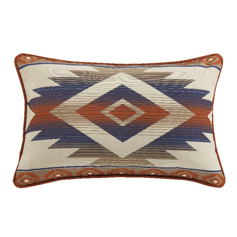 Soft and Fluffy Pillows for Bedroom ComfortBlue Aztec Indoor/Outdoor Pillow