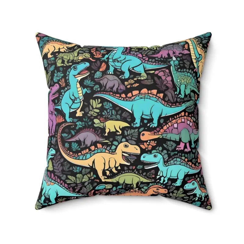 Cooling Pillows for Hot SleepersDino Decor: Cozy Polyester Square Throw Pillow