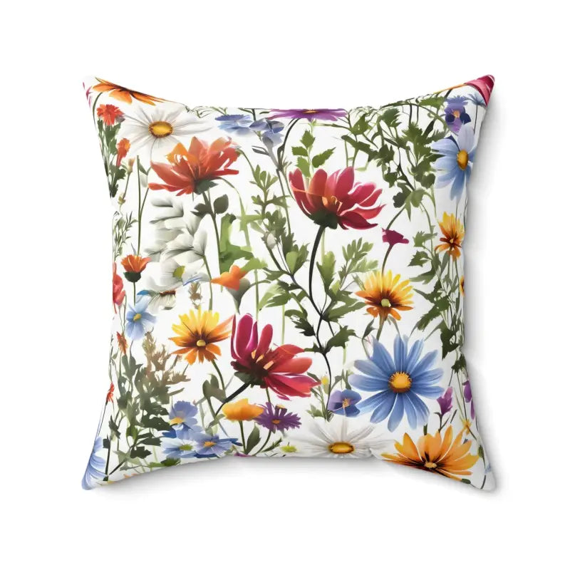 Memory Foam Pillows for Neck SupportBloom Wild Flower Polyester Pillow: Nature's Oasis Decor