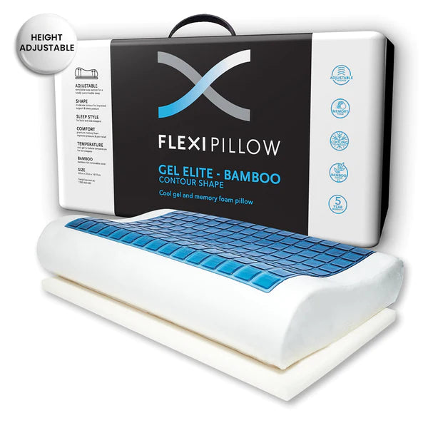 Feather Pillows for a Luxurious SleepCool Gel Elite Contour Memory Foam Pillow by Flexi Pillow