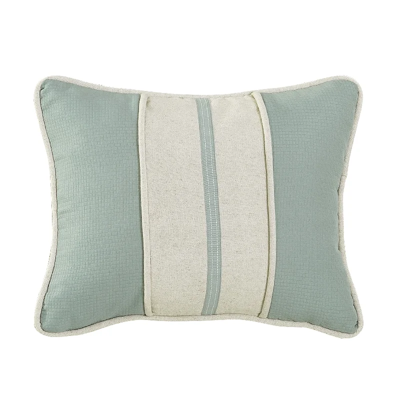 Plush Pillows for a Cozy BedBelmont Textured Fabric Pillow w/ Stripe, 16x20