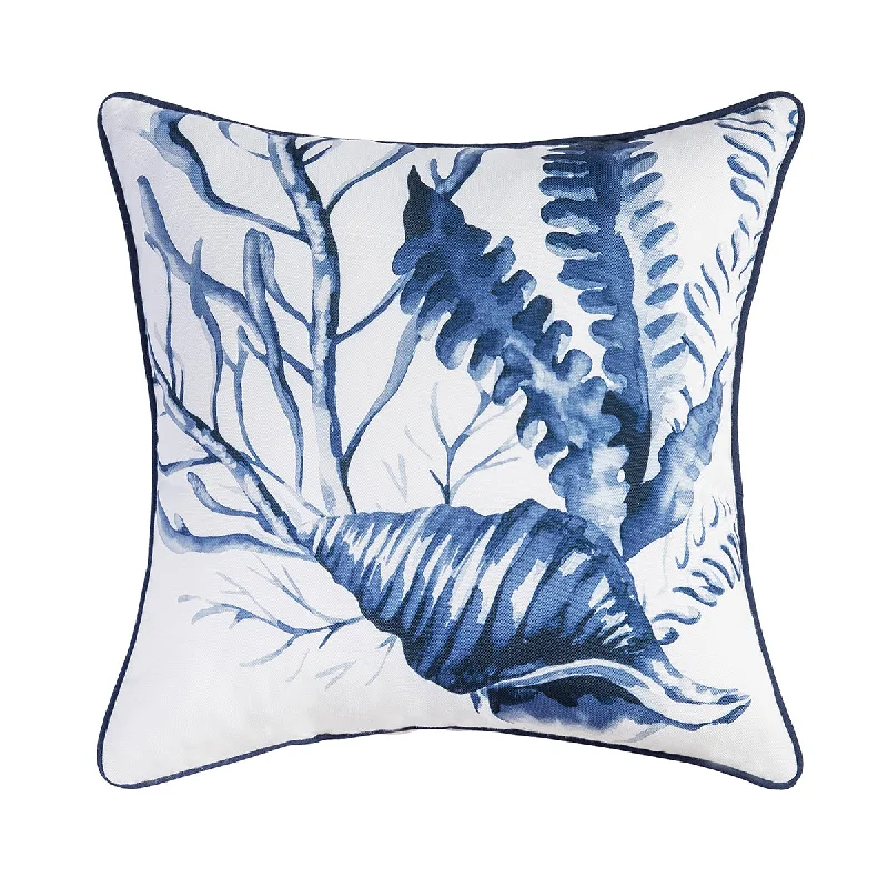 Travel Pillows for Long JourneysMidnight Lagoon Coral Pillow