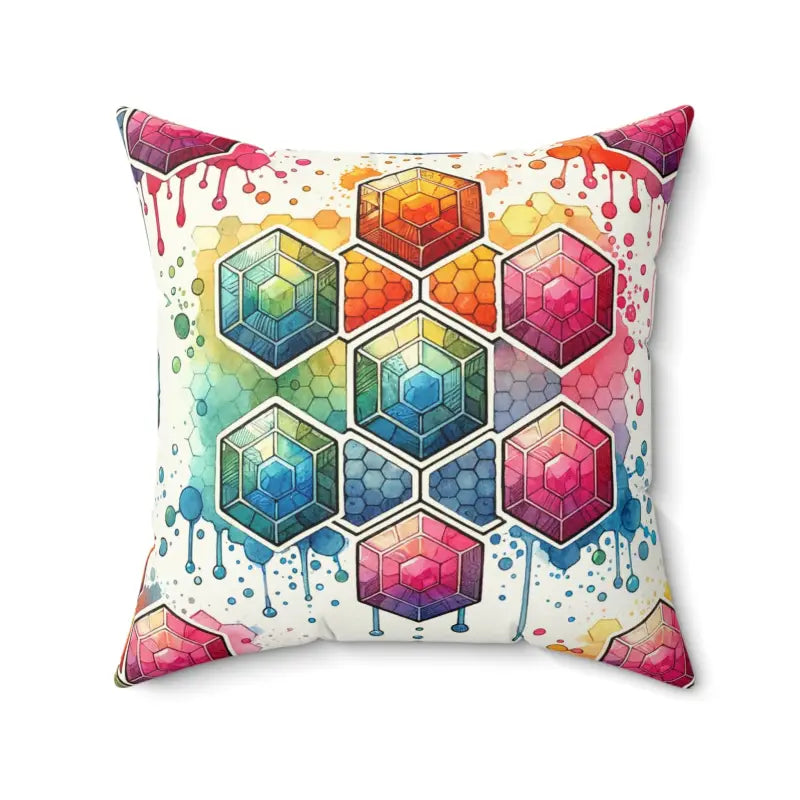 Square Pillows for Modern Home DecorBrighten Up with Colorful Geometrical Throw Pillows