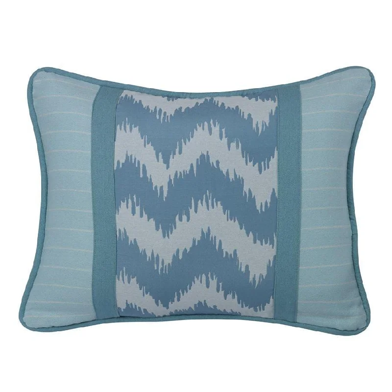 Cooling Pillows for Hot SleepersCatalina Chevron Print Pillow w/ Blue Stripes