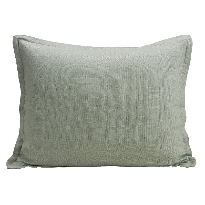 Decorative Pillows for Living Room MakeoverWashed Linen Tailored Dutch Euro Pillow