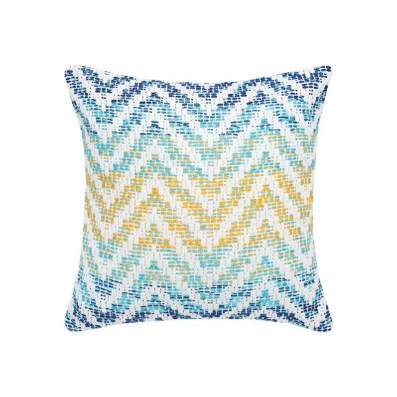 Cooling Pillows for Hot SleepersChevron Blue & Yellow Pillow