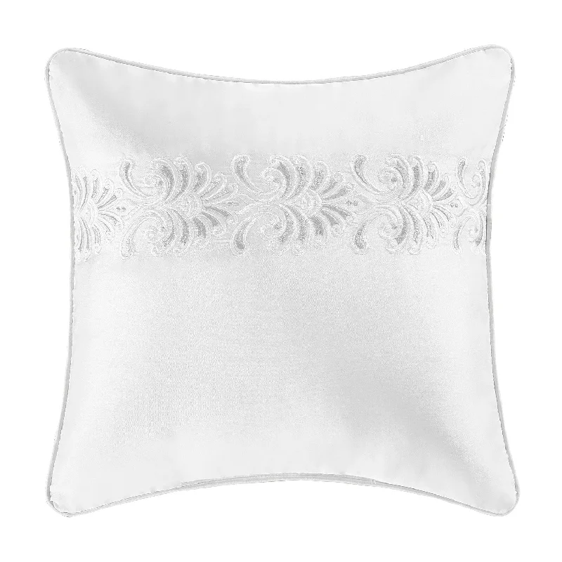 Lumbar Support Pillows for Car SeatsBecco Quilt 18" Square Embellished Decorative Throw Pillow