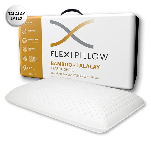 Lumbar Support Pillows for Car SeatsBamboo Talalay Latex Classic Pillow by Flexi Pillow