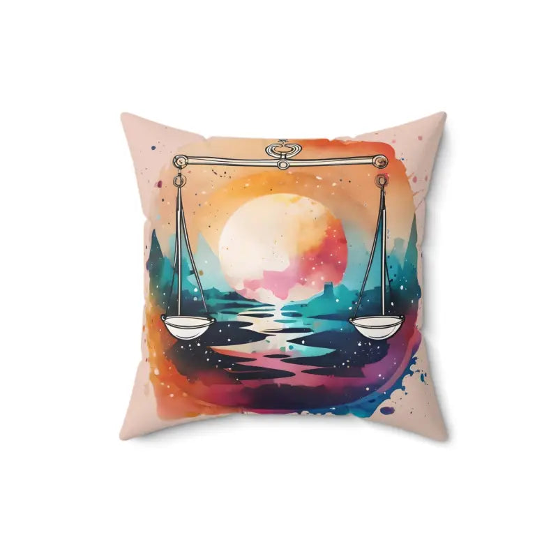 Square Pillows for Modern Home DecorLibra Zodiac Polyester Pillow: Elevate your Living Space