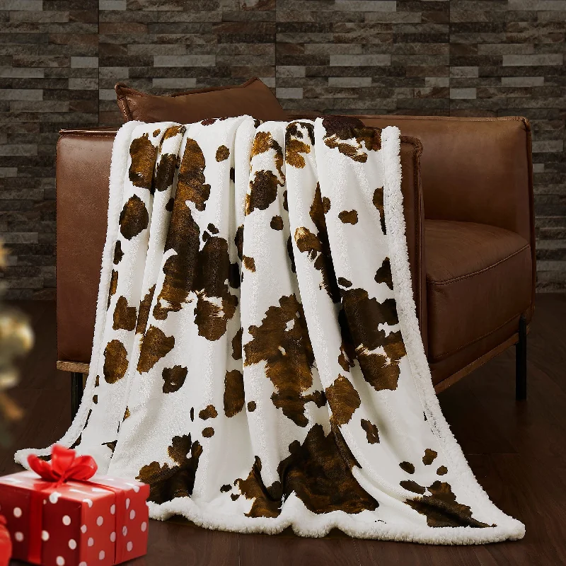 Hypoallergenic Pillows for Allergy SufferersElsa Cowhide Campfire Sherpa Throw