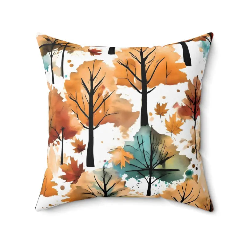 Feather Pillows for a Luxurious SleepCozy Watercolor Trees Polyester Pillow for Ultimate Comfort