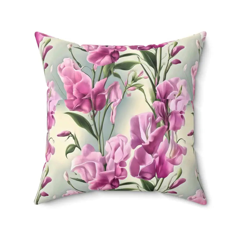 Decorative Pillows for Living Room MakeoverSpice Up your Space with a Sweet Pea Polyester Square Pillow