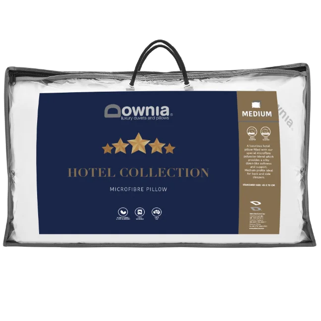 Silk Pillows for Smooth Skin and HairHOTEL COLLECTION microfibre blend pillow (MEDIUM) by Downia