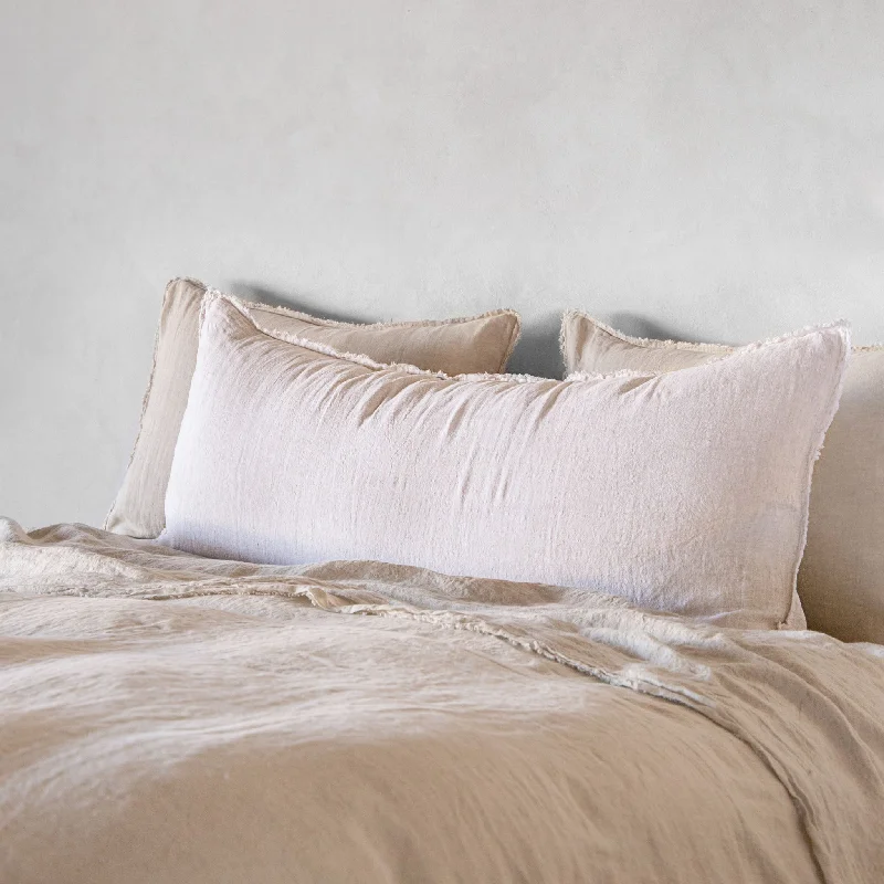 Cooling Pillows for Hot SleepersFlocca Linen Body Pillow - Petra