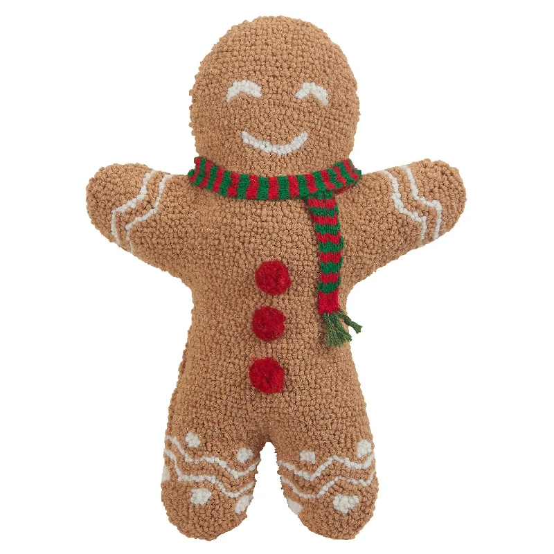 Travel Pillows for Long JourneysGingerbread Man Decorative Hook Pillow