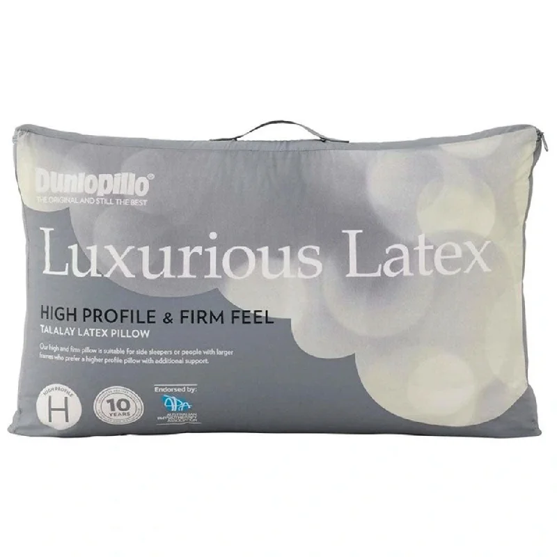 Lumbar Support Pillows for Car SeatsLuxurious Latex High Profile & Firm Feel Pillow by Dunlopillo