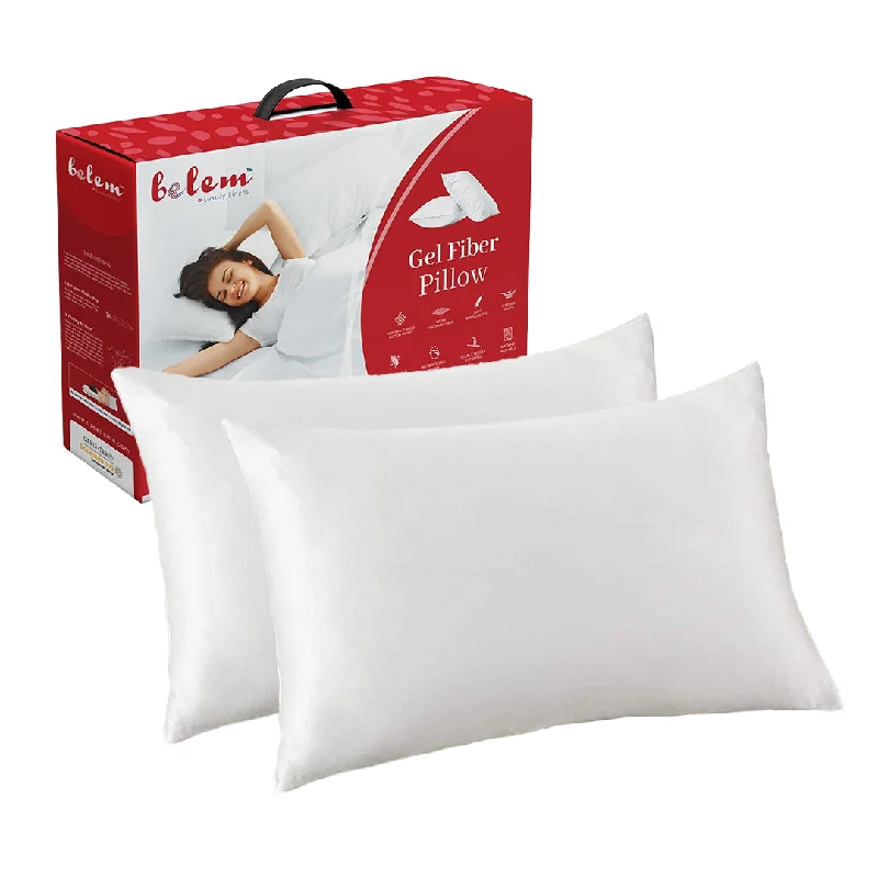 Cotton Pillows for Natural ComfortBelem Gel Fiber Pillow | Micro Gel Fiber Pillow