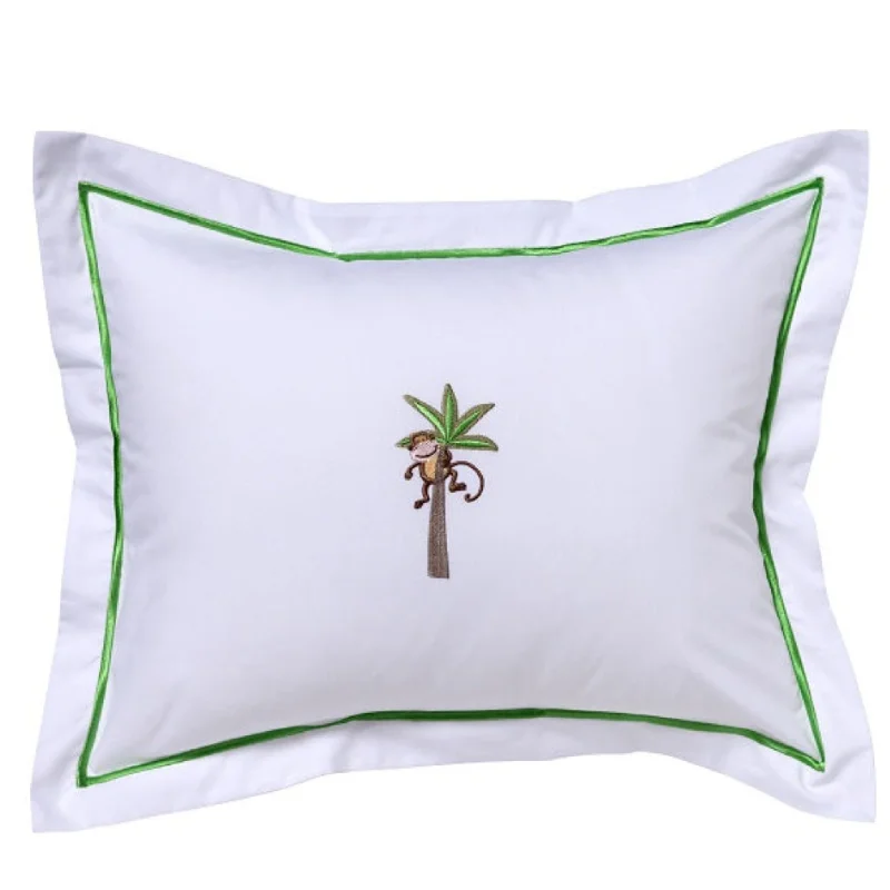 Pregnancy Pillows for Expectant MothersBaby Boudoir Pillow Cover in Monkey with Palm Tree