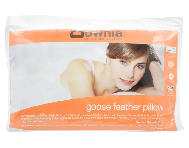 Feather Pillows for a Luxurious SleepDownia Goose Collection Feather Pillow Standard