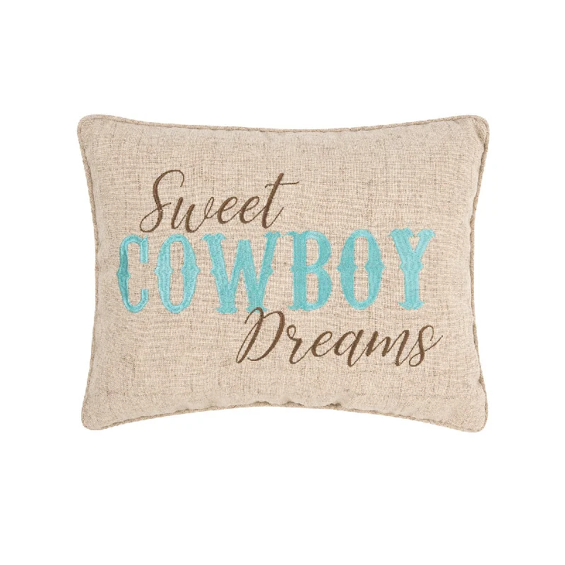 Back Support Pillows for Office ChairsSweet Cowboy Dreams Pillow