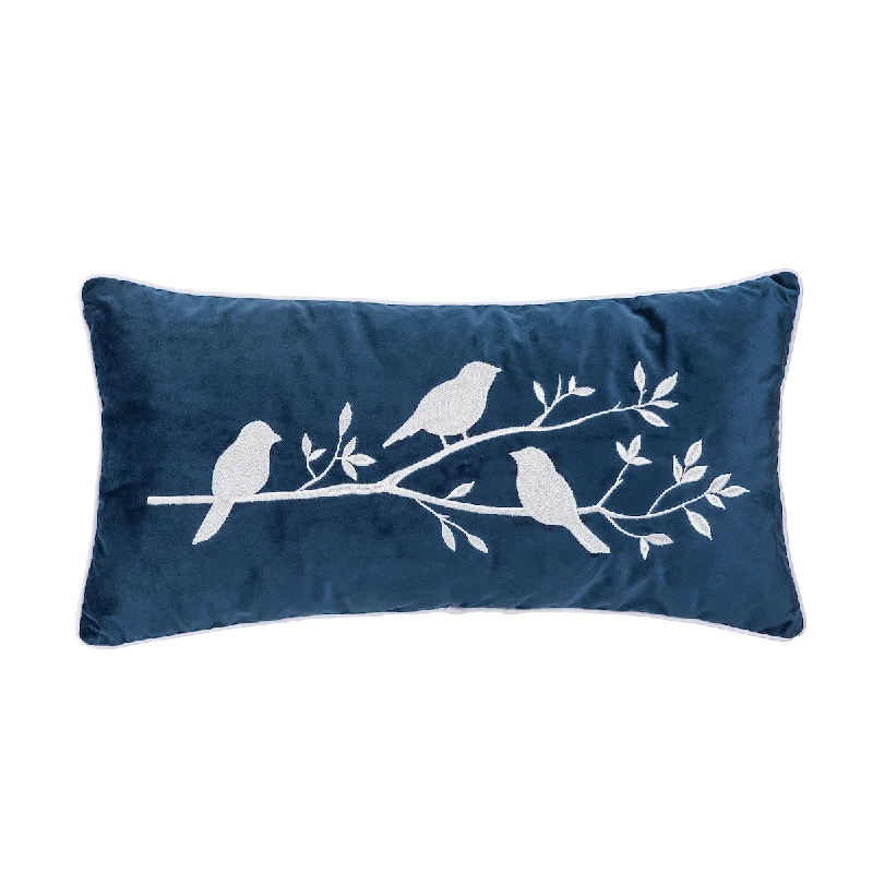 Bolster Pillows for Sofa DecorationBird Branch Pillow