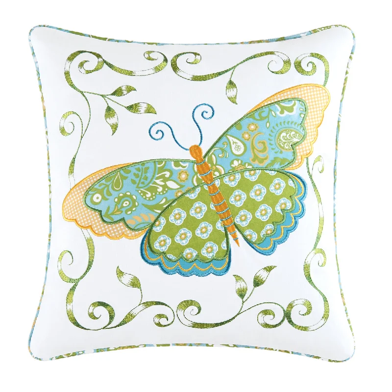 Plush Pillows for a Cozy BedBlue Butterfly Pillow